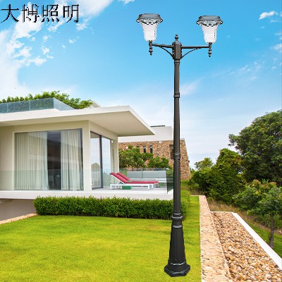 LED景觀燈壓鑄鋁歐式太陽能庭院燈光伏戶外園林廣場裝飾廠家批發(fā)